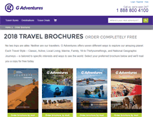 Tablet Screenshot of brochures.gadventures.com